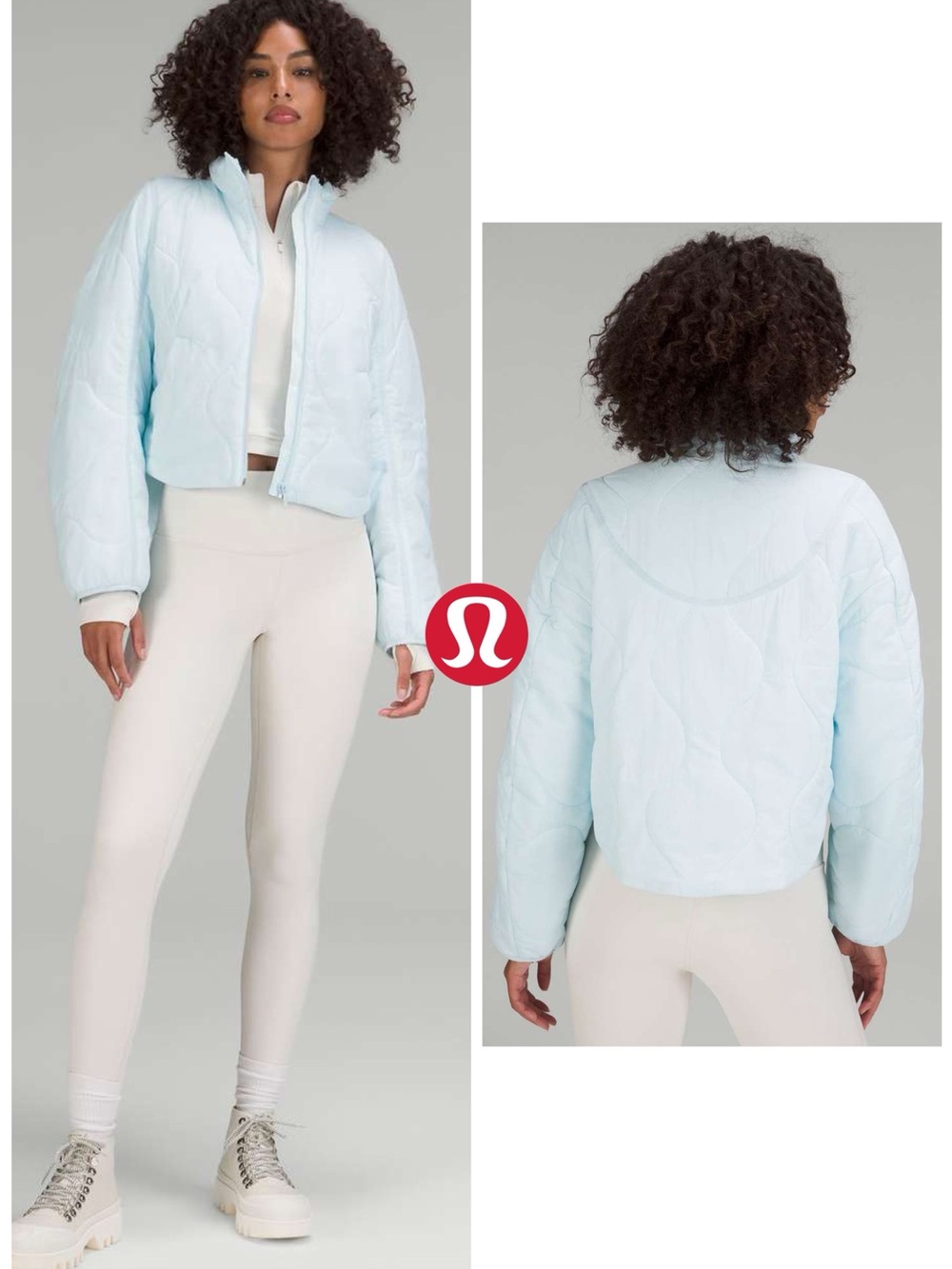 Like New - Lululemon Quilted Light Insulation Cropped Jacket (US 14)